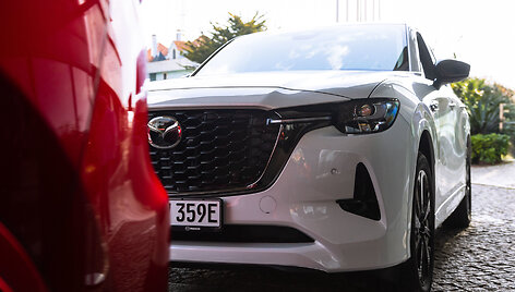 Mazda CX-60 bandymai Portugalijoje