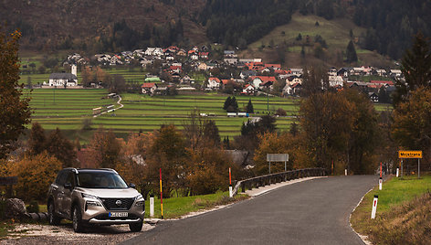 Naujasis „Nissan X-Trail“ Slovėnijoje" 