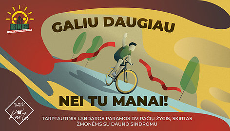 „Galiu daugiau nei tu manai“ logotipas