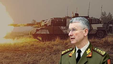Lietuvos kariuomenė planuoja įsigyti dešimtis tankų: interviu su generolu leitenantu Valdemaru Rupšiu