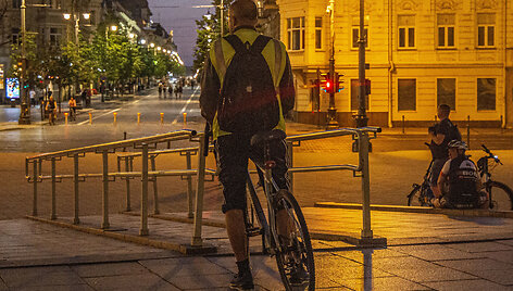 Naktinė &bdquo;kritinė masė&ldquo; kartu su &bdquo;Bike Ride Vilnius&ldquo;