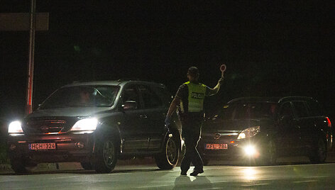 Policijos reidas Vilniaus gatvėse