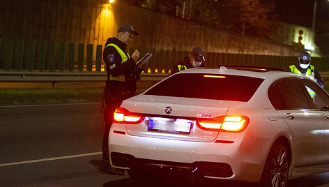 Akimirka i&scaron; vykusio policijos reido