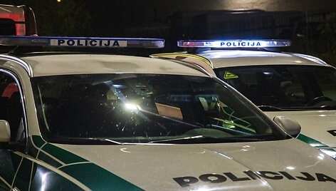 Akimirka i&scaron; vykusio policijos reido