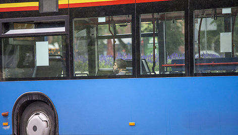 Vėjuotas šeštadienio pasivaikščiojimas po Klaipėdos miestą