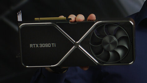 Nvidia RTS 3090 Ti vaizdo plok&scaron;tė.