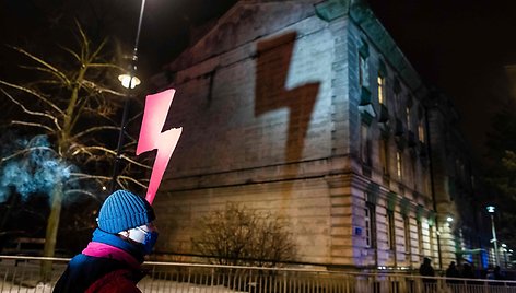 Protestai dėl abortų draudimo Lenkijoje