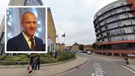 Evaldas Barakauskas ir Londono vieta, kurios apylinkėse jis matytas paskutinį kartą