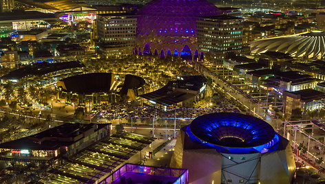 Paroda „EXPO 2020“ Dubajuje fotografuota dronu