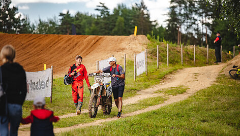 Lietuvos motokroso čempionatas Roki&scaron;kyje