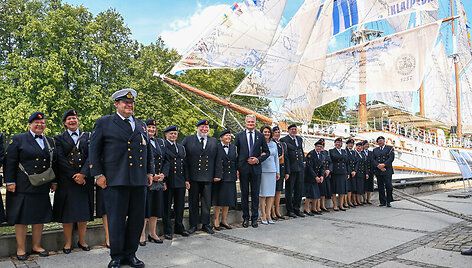 Gitanas Nausėda dalyvavo Jūros &scaron;ventėje