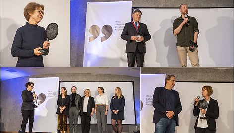 Žurnalistams išdalinti Romo Sakadolskio žurnalistikos apdovanojimai