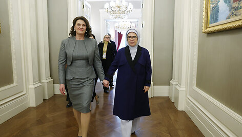 Diana Nausėdienė ir Emine Erdogan