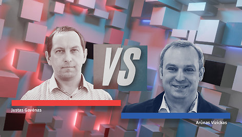 VS (Versus) - Justas Gavėnas vs Arūnas Vizickas