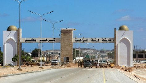 Libijos miestas, kur žuvusiųjų skaičius išaugo iki 11 300, uždarytas, ieškoma dingusiųjų