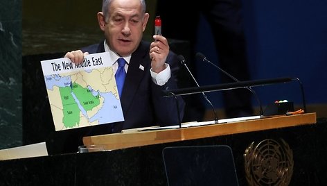 B.Netanyahu: Izraelis yra ant santykių su Saudo Arabija užmezgimo slenksčio