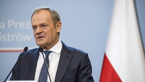 Lenkijos ministras pirmininkas Donaldas Tuskas