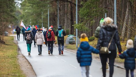 R. Kucevičiūtės nuotr. Žygio akimirkos