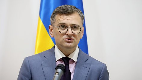 Ukrainos ir Vokietijos URM bendras briafingas Kyive. / Pavlo Bahmut / ZUMAPRESS.com