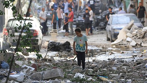 JT išreiškė nerimą dėl Izraelio operacijos / EYAD BABA / AFP