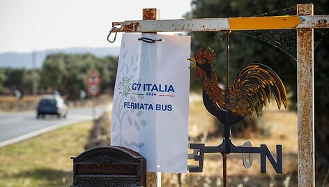 Italija rengia G7 vir&scaron;ūnių susitikimą Puglijoje. / Alessandro Garofalo / REUTERS