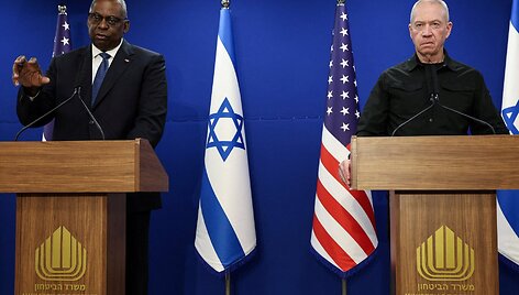 JAV: Izraelio gynybos ministras lankysis Pentagone / VIOLETA SANTOS MOURA / REUTERS