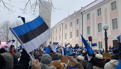 Estonijos Nepriklausomybės diena švenčiama. / Alexander Welscher / dpa/picture-alliance