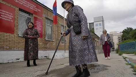 Mongolijos rinkimų nuotraukų galerija. / Ng Han Guan / AP