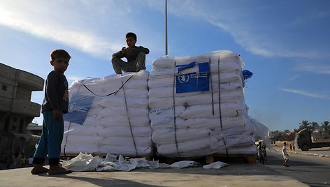 Humanitarinė pagalba Gazos ruože / CHINE NOUVELLE/SIPA / CHINE NOUVELLE/SIPA