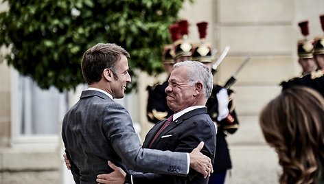 Jordanijos karaliaus Abdullah II vizitas Paryžiuje birželį. / Antonin Burat / ZUMAPRESS.com