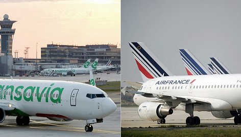 „Air France“ ir „Transavia“ dėl saugumo iki trečiadienio toliau neskraidins į Beirutą / ERIC PIERMONT STEPHANE DE SAKUTIN / AFP