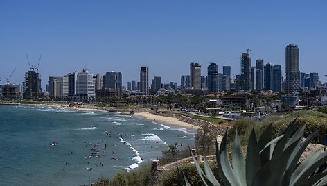 Izraelio ir Libano viešoji nuotaika. / Ariel Schalit / AP