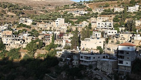 Izraelis patvirtino naujos nausėdijos statybą UNESCO vietovėje netoli Betliejaus / ZAIN JAAFAR / AFP