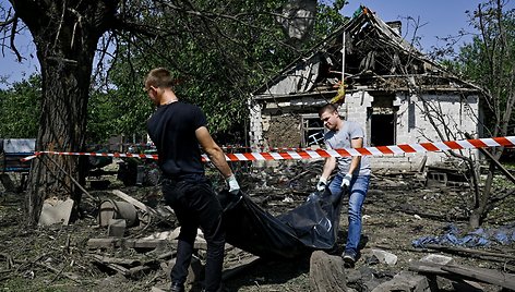 Rusijos karas Ukrainoje: Zaporizhzhia bombardavimas. / Dmytro Smolienko / ZUMAPRESS.com