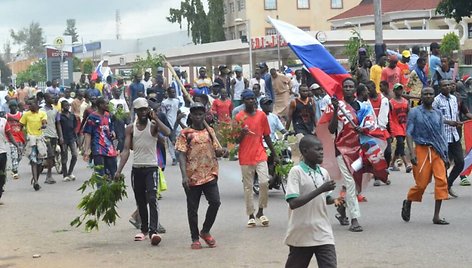 Nigerijoje vyksta protestai. / Mohammed Ibrahim / AP