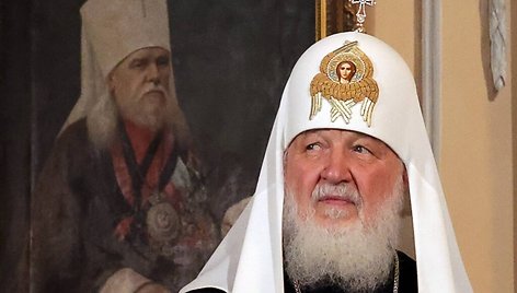 Patriarchas Kirilas lankosi Trinity Sergius Lavroje. / IMAGO/Vyacheslav Prokofyev / IMAGO/SNA