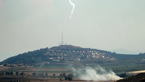 &bdquo;Hezbollah&ldquo; ir Izraelis apsikeitė ugnimi / RABIH DAHER / AFP