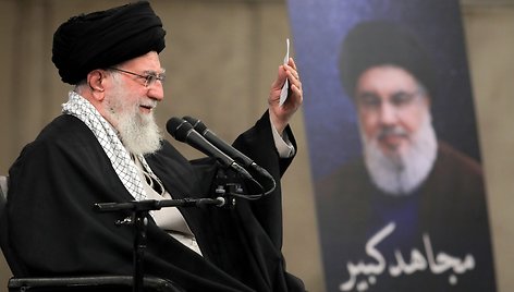 Irano aukščiausiasis lyderis ajotala Ali Khamenei