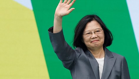 Buvusi Taivano lyderė Tsai Ing-wen lankysis Europos šalyse / Carlos Garcia Rawlins / REUTERS