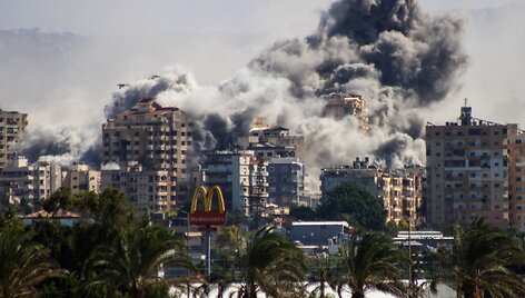 &bdquo;Hezbollah&ldquo; ir Izraelio karas. / KAWNAT HAJU / AFP