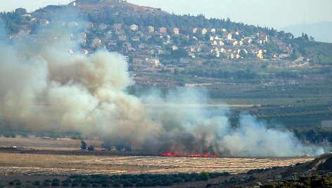 Izraelio ir „Hezbollah“ karas / RABIH DAHER / AFP