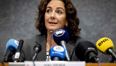 Amsterdamo merė Femke Halsema / KOEN VAN WEEL / AFP