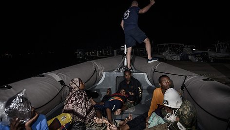 Migrantai / PHILIPPE LOPEZ / AFP