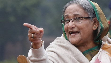 Buvusi Bangladešo premjerė Sheikh Hasina / Rajesh Kumar Singh / AP