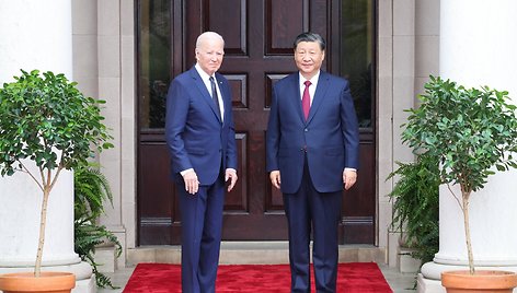 Joe Bidenas ir Xi Jinpingas / CHINE NOUVELLE/SIPA / CHINE NOUVELLE/SIPA