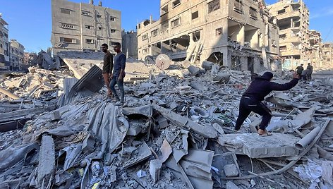 Po smūgio Beit Lahijoje / - / AFP