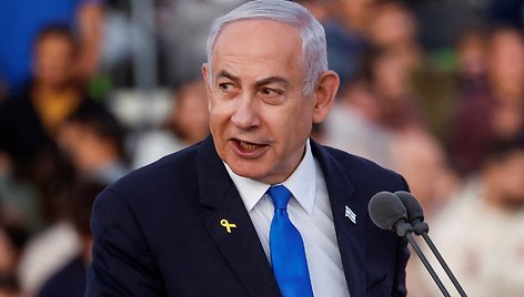 Izraelio ministras pirmininkas Benjaminas Netanyahu / Amir Cohen / REUTERS