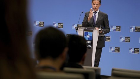 NATO generalinis sekretorius Markas Rutte / Virginia Mayo / AP