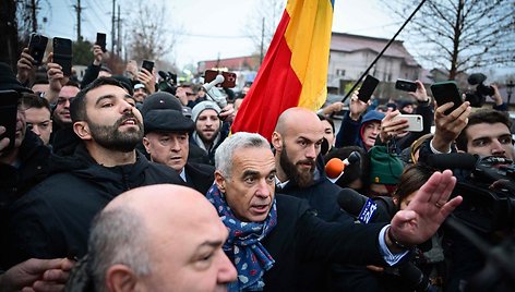 Calinas Georgescu proteste Rumunijoje / DANIEL MIHAILESCU / AFP