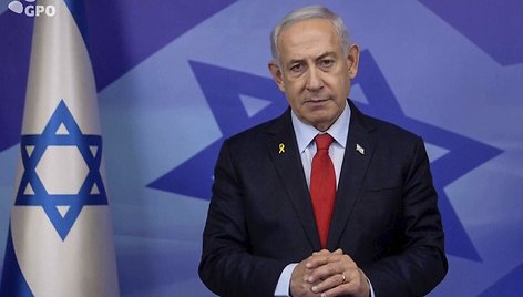 Izraelio ministras pirmininkas Benjaminas Netanyahu /  / AP